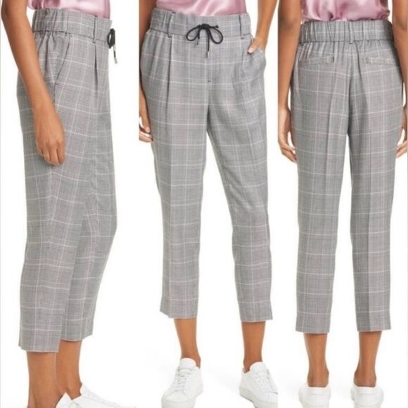 Atm Slacks ANTHONY THOMAS MELILLO
Cropped Prince Of Wales Checked Woven Tapered - Picture 2 of 7